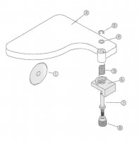 Proxxon 28736 FKS/E FKS E Table Saw Extension Spare Parts